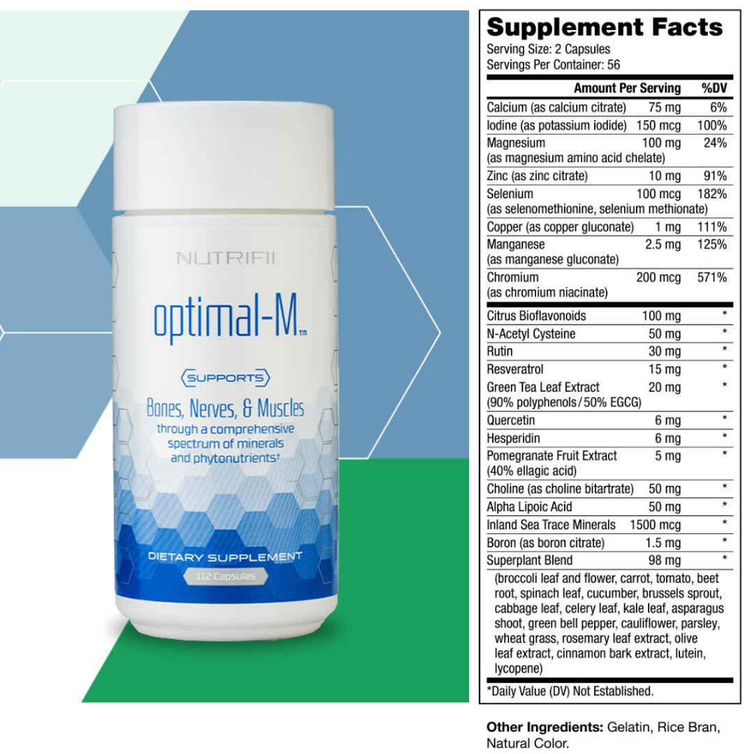Nutrifii Optimals: Comprehensive Nutritional Supplements for Optimal Health - Shop at www.Biosense-Ariix.com - BiosenseClinic - Nutrifii™ Optimals - Optimal-V® + Optimal-M®