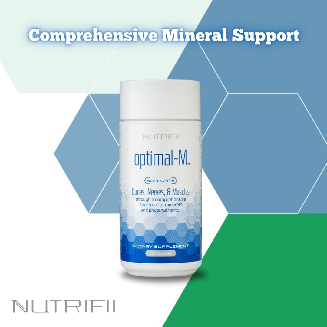 Nutrifii Optimal-M - ensures you meet optimum daily nutrition standards. Made with natural ingredients, these gluten-free, Halal-certified veggie capsules are an excellent choice for maintaining a strong, healthy body. Boost your wellness with Nutrifii™ Optimal-M® today! - shop at www.Biosense-Ariix.com - Nutrifii™ Optimal-M®