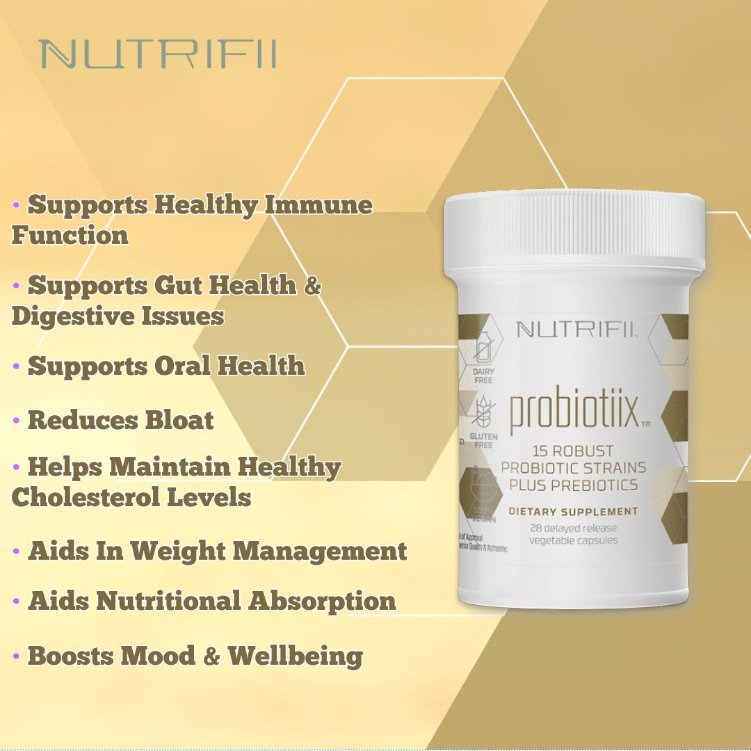Nutrifii Probiotiix - Balance Your Gut, Boost Your Life - shop at Biosense-Ariix.com - BiosenseClinic - Nutrifii™ Probiotiix™